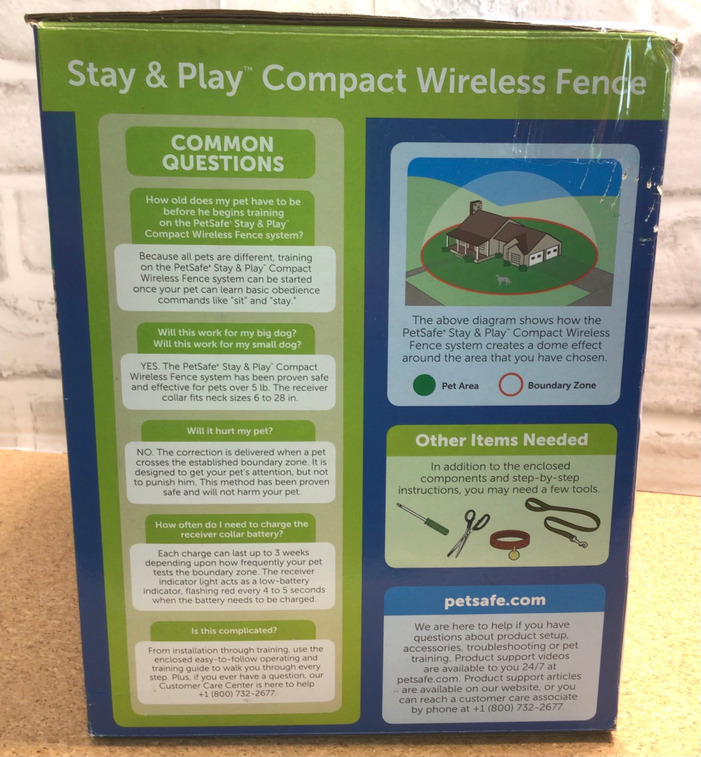 PetSafe Stay & Play Compact Wireless Pet Fence for Dogs & Cats, (7861774352622)